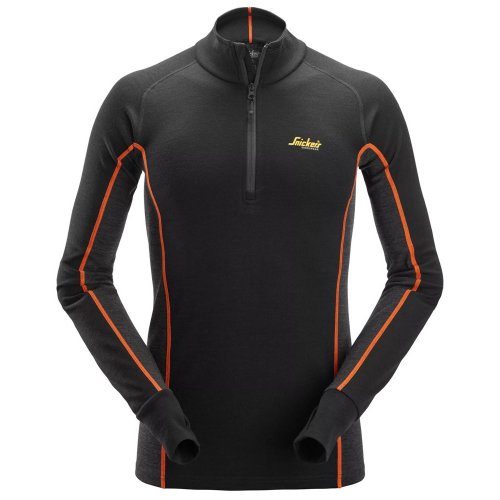Snickers 9482 Merino Wool Half-Zip Top Base Layer