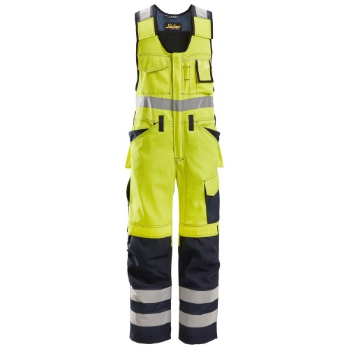 Snickers 0213 Hi-Vis One-piece Holster Pocket Trousers