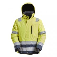 Snickers 1132 AllroundWork Hi-Vis Waterproof 37.5® Insulated Jacket Class 3