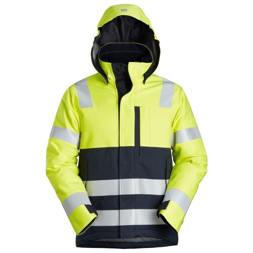 Snickers 1163 ProtecWork Insulated Hood Jacket Hi-Vis Class 3