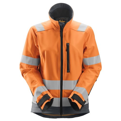 Snickers 1237 AllRoundWork Women's High Vis Soft Shell Jacket