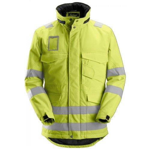 Snickers hi vis waterproof on sale jacket