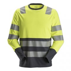 Snickers 2433 AllroundWork Hi-Vis Long Sleeve T-Shirt