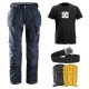 Snickers 3211 Kit Inc 9110 Kneepads & SnickersDirect T-Shirt, PTD Belt