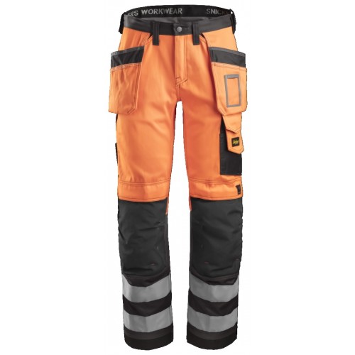 Snickers 3233 Hi-Vis Work Trousers