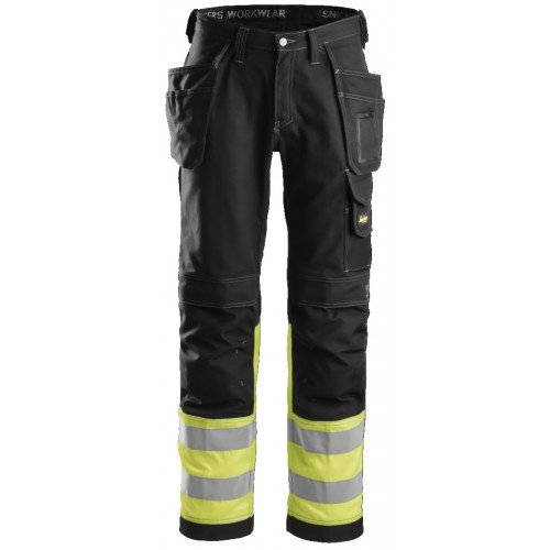 Snickers 3235 Hi-Vis Holster Pocket Trousers Class 1