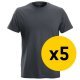 Snickers 5x 2502 T-Shirt Bundle