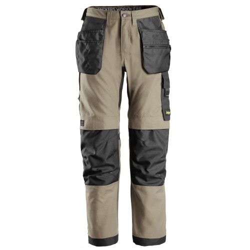 Snickers 6224 AllroundWork Canvas+ Stretch Work Trousers+ Holster Pockets