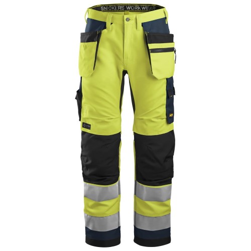 Snickers 6230 Hi-Vis Trousers Holster Pockets