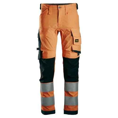 Snickers 6343 AllroundWork Hi-Vis Stretch Trousers