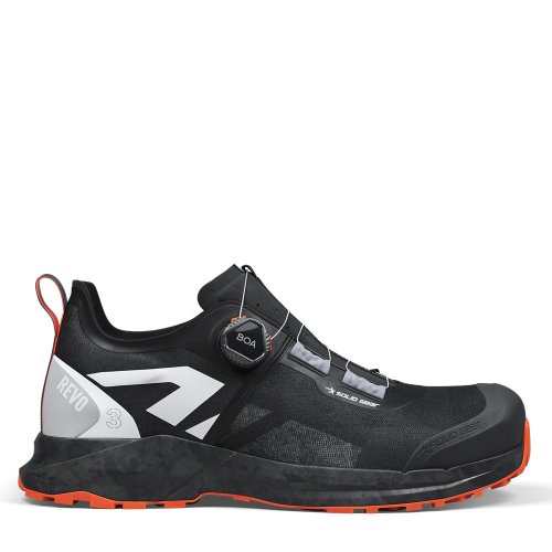 Solid Gear Revo 3 Air Low BOA Black / Orange Metal Free Safety Trainers