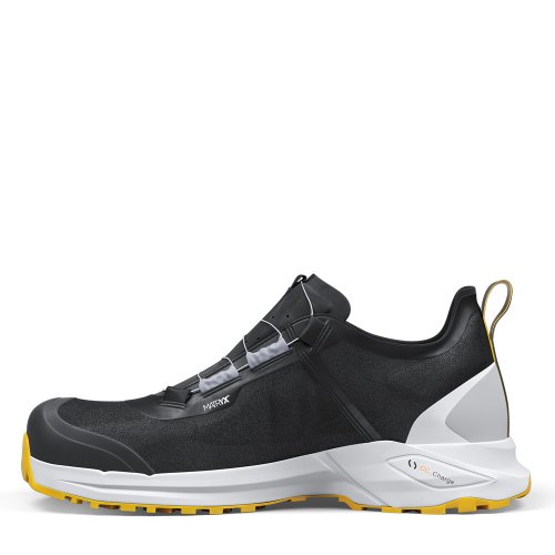 Solid Gear Revo 3 Air Low BOA Black / Yellow Metal Free Safety Trainers