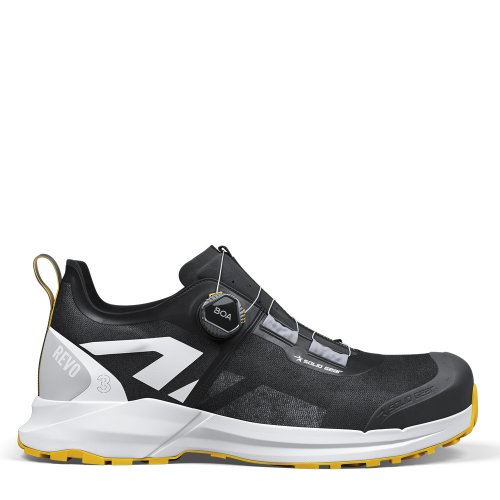 Solid Gear Revo 3 Air Low BOA Black / Yellow Metal Free Safety Trainers