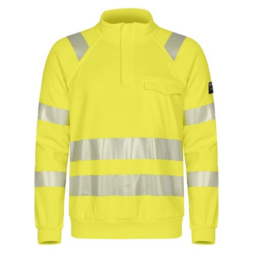 Tranemo Hi-Vis 508889 Flame Retardant Half Zip Sweatshirt