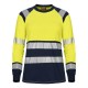 Tranemo Hi-Vis 508989 Flame Retardant Ladies Long Sleeve T-Shirt