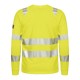Tranemo Hi-Vis 509889 Flame Retardant Ladies Long Sleeve T-Shirt