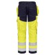 Tranemo Hi-Vis 518688 Flame Retardant Ladies 2-Layer Craftsman Trousers