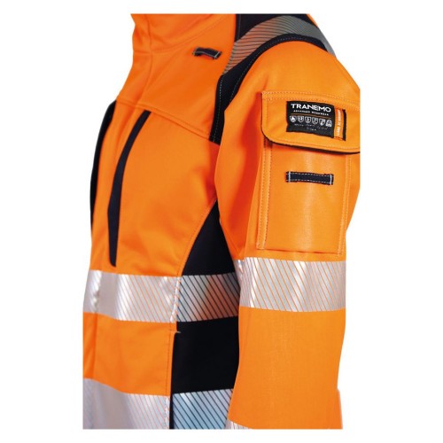 Tranemo Hi-Vis Zenith 521995 Flame Retardant Ladies Softshell Jacket