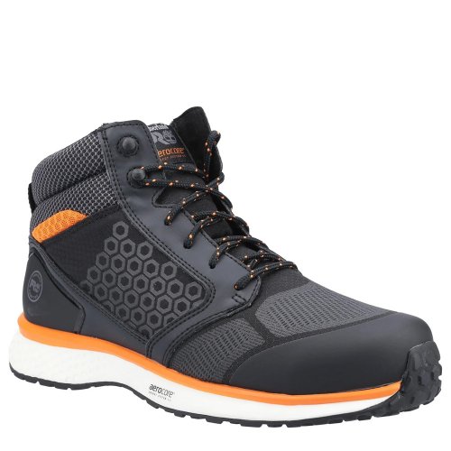Timberland Pro Reaxion Black Orange Safety Boots
