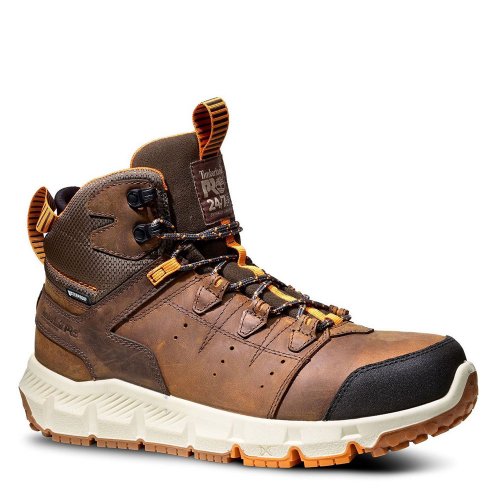 Timberland Pro Tempe Waterproof Safety Boots Brown S7