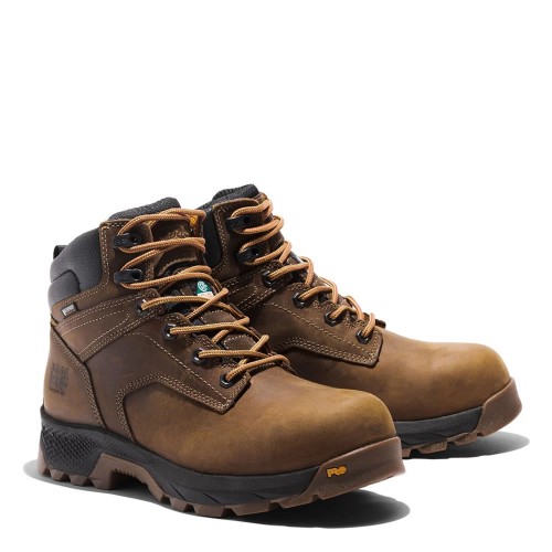 Timberland Pro Titan EV Waterproof Safety Boots Brown