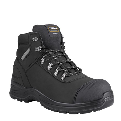 Titan Blaze Black Safety Boots