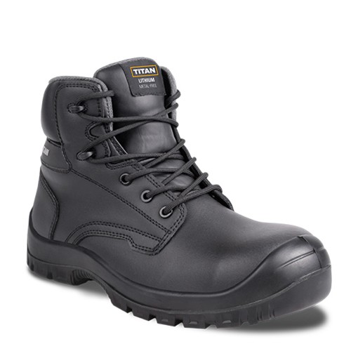 Titan Lithium Black Safety Boots