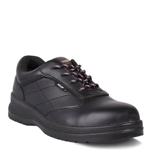 Titan Neon Ladies Black Safety Shoes