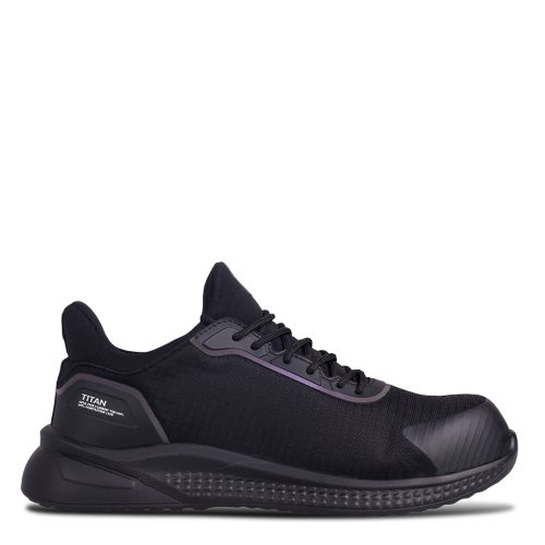 Titan Swift Reflect Black Safety Trainers