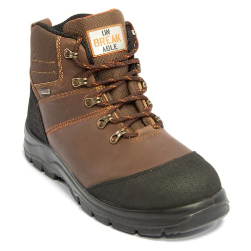 Unbreakable U107 Meteor Waterproof Brown Safety Boots