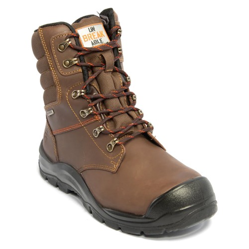 Unbreakable U109 Tornado Waterproof Brown Safety Boots