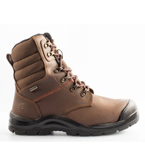 Unbreakable U109 Tornado Waterproof Brown Safety Boots