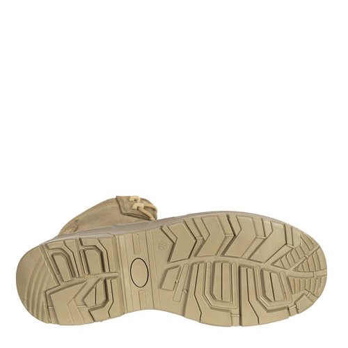 Unbreakable Desert Storm Safety Boots U135 Stone Side Zip