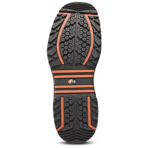 V12 V8430 Aztec Black/Orange Safety Hikers