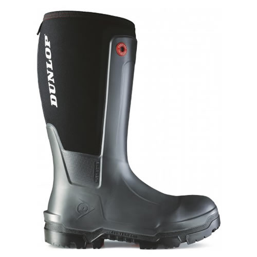 Dunlop Snugboot Workpro Black Safety Wellingtons