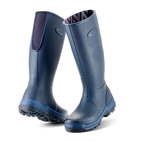Grubs Rainline Navy Wellingtons