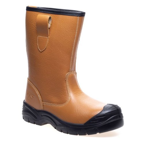 Worksite SS403SM Tan Fur Lined Rigger Boots