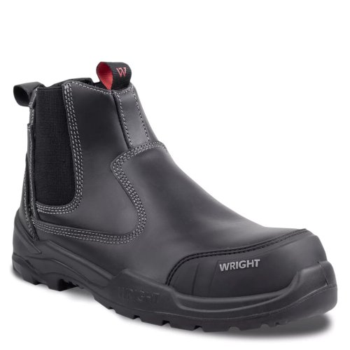 Wright Onyx S3S Black Leather ESD Safety Dealer Boots Metal Free