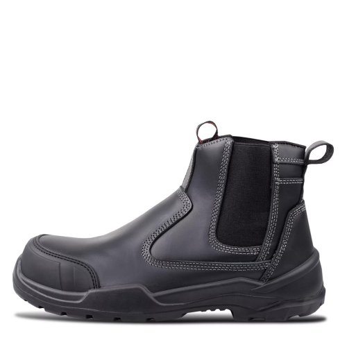 Wright Onyx S3S Black Leather ESD Safety Dealer Boots Metal Free