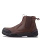 Wright Onyx S3S Brown Leather ESD Safety Dealer Boots Metal Free