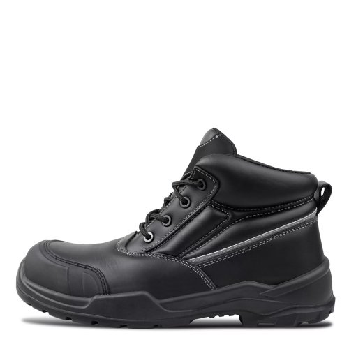 Wright Hiker Edge S3S Black Leather ESD Safety Boots Metal Free
