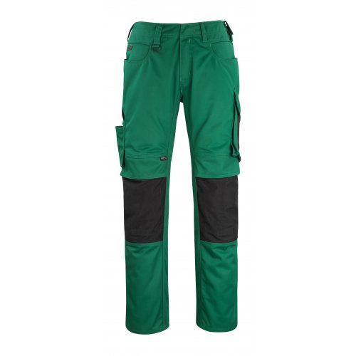 Mascot UNIQUE Trousers with kneepad pockets - Green/Black