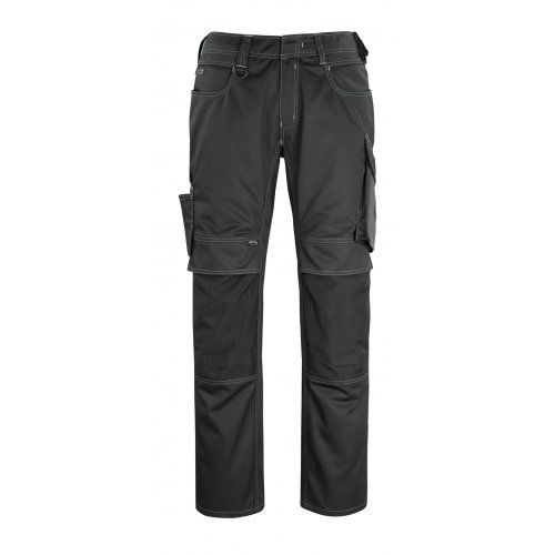 Mascot UNIQUE Trousers with kneepad pockets - Black/Dark Anthracite