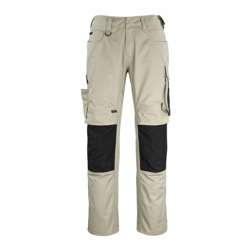 Mascot UNIQUE Trousers with kneepad pockets - Light Khaki/Black