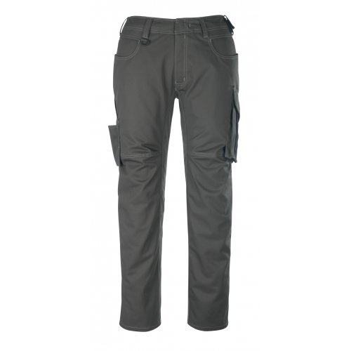 Mascot UNIQUE Trousers with thigh pockets - Dark Anthracite/Black