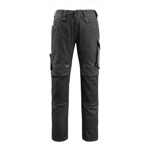 Mascot UNIQUE Trousers with kneepad pockets - Black/Dark Anthracite