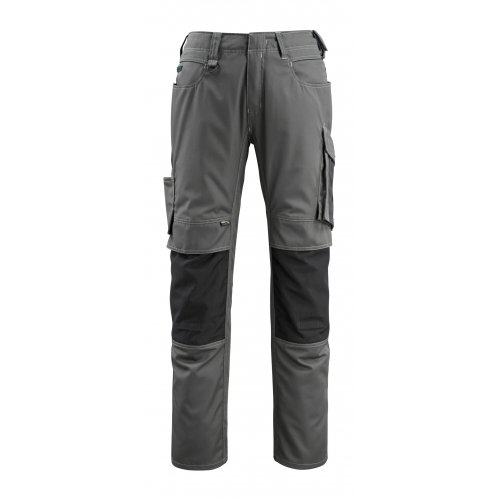 Mascot UNIQUE Trousers with kneepad pockets - Dark Anthracite/Black