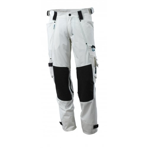 Mascot ADVANCED Trousers with kneepad pockets - White