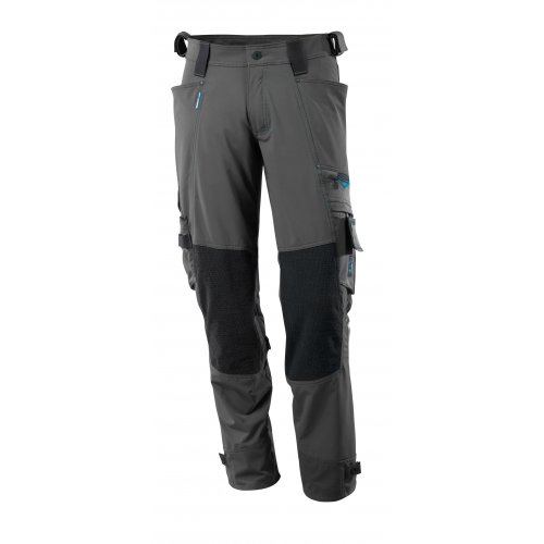 Mascot ADVANCED Trousers with kneepad pockets - Dark Anthracite