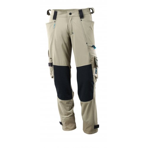 Mascot ADVANCED Trousers with kneepad pockets - Light Khaki